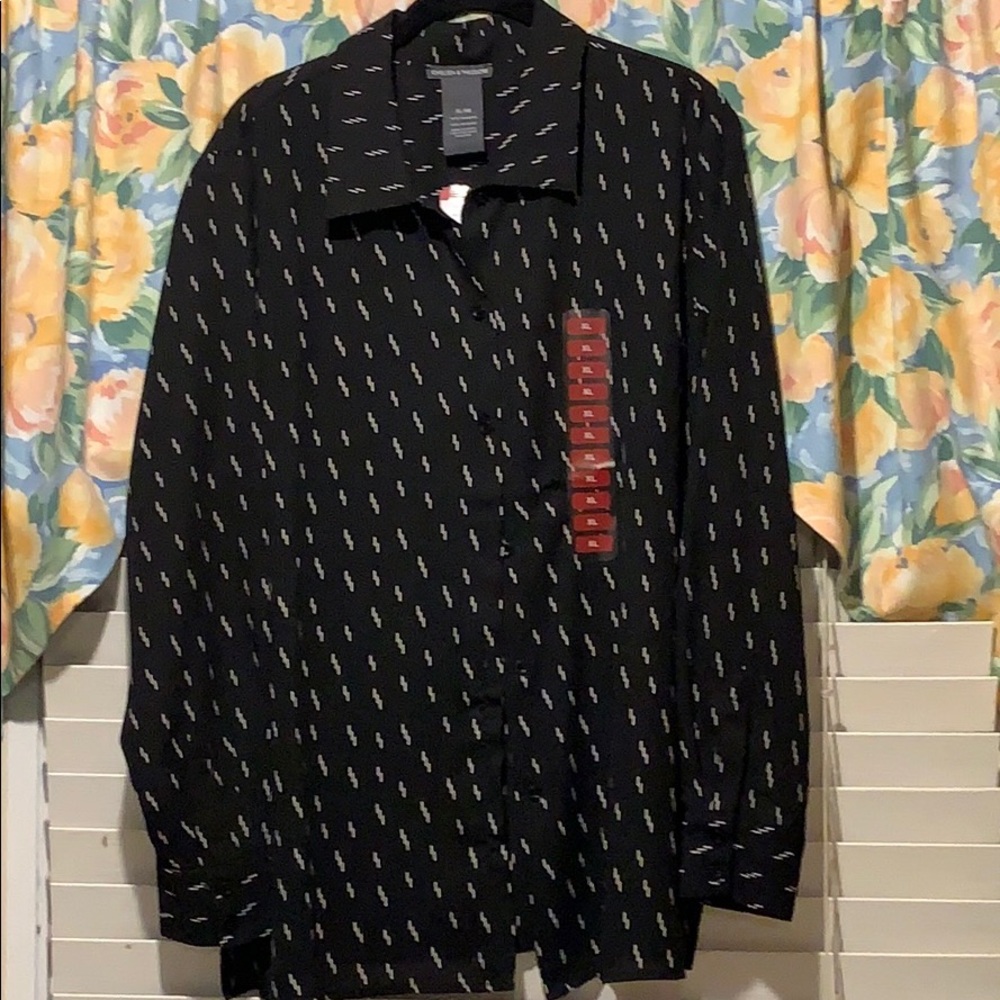 Women’s dress button down blouse.
